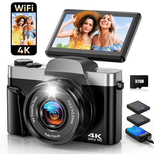 Digital camera with - 4k, wifi